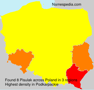 Surname Pisulak in Poland Surname Pisulak in Poland