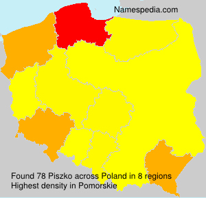 Surname Piszko in Poland Surname Piszko in Poland