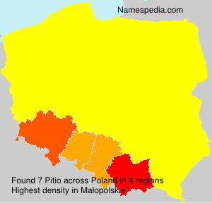 Surname Pitio in Poland Surname Pitio in Poland