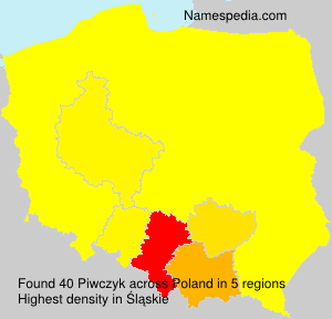 Surname Piwczyk in Poland Surname Piwczyk in Poland