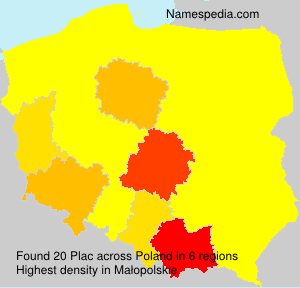 Surname Plac in Poland Surname Plac in Poland