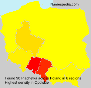 Surname Plachetka in Poland Surname Plachetka in Poland