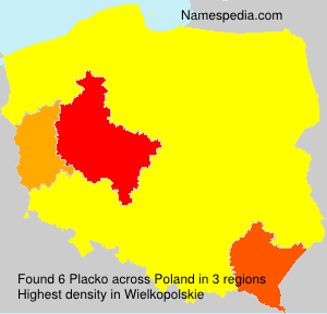 Surname Placko in Poland