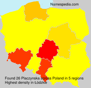 Surname Placzynska in Poland Surname Placzynska in Poland