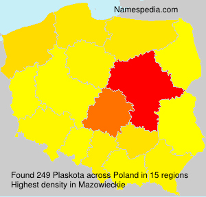 Surname Plaskota in Poland Surname Plaskota in Poland
