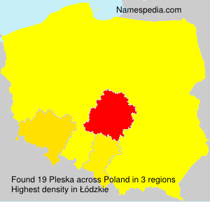 Surname Pleska in Poland Surname Pleska in Poland