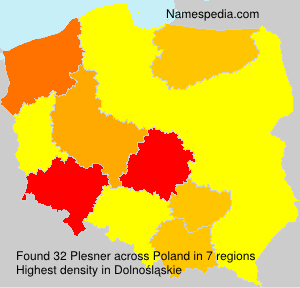 Surname Plesner in Poland