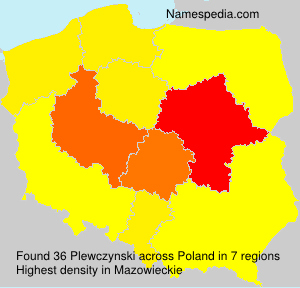 Surname Plewczynski in Poland Surname Plewczynski in Poland