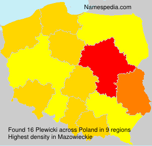 Surname Plewicki in Poland Surname Plewicki in Poland