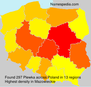 Surname Plewka in Poland Surname Plewka in Poland