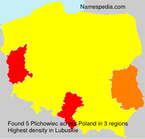 Surname Plichowiec in Poland Surname Plichowiec in Poland