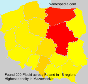 Surname Ploski in Poland Surname Ploski in Poland