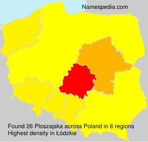 Surname Ploszajska in Poland Surname Ploszajska in Poland