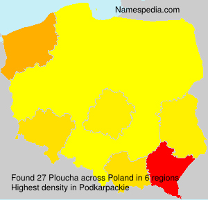 Surname Ploucha in Poland Surname Ploucha in Poland