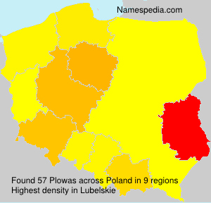 Surname Plowas in Poland Surname Plowas in Poland