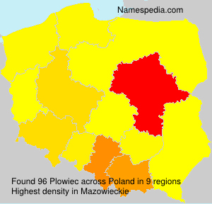 Surname Plowiec in Poland Surname Plowiec in Poland