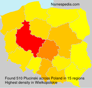 Surname Plucinski in Poland Surname Plucinski in Poland