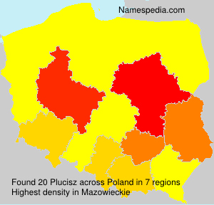 Surname Plucisz in Poland Surname Plucisz in Poland