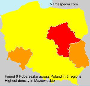 Surname Pobereszko in Poland Surname Pobereszko in Poland