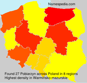 Surname Pobiarzyn in Poland Surname Pobiarzyn in Poland