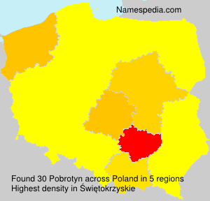 Surname Pobrotyn in Poland