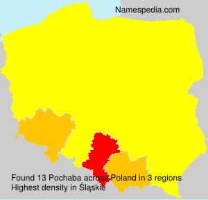 Surname Pochaba in Poland Surname Pochaba in Poland