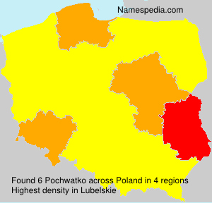 Surname Pochwatko in Poland Surname Pochwatko in Poland