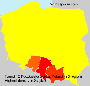Surname Poczkajska in Poland Surname Poczkajska in Poland