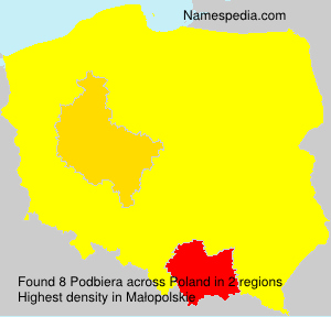 Surname Podbiera in Poland Surname Podbiera in Poland