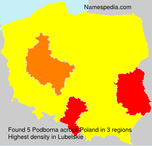 Surname Podborna in Poland Surname Podborna in Poland