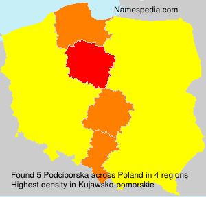 Surname Podciborska in Poland Surname Podciborska in Poland