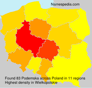 Surname Podemska in Poland Surname Podemska in Poland