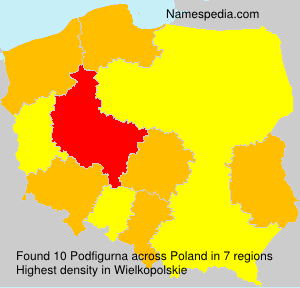 Surname Podfigurna in Poland Surname Podfigurna in Poland