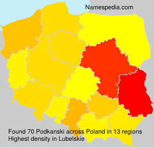 Surname Podkanski in Poland Surname Podkanski in Poland