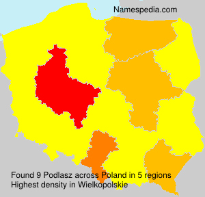 Surname Podlasz in Poland Surname Podlasz in Poland