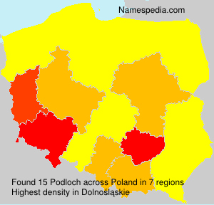 Surname Podloch in Poland
