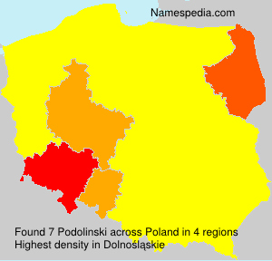 Surname Podolinski in Poland Surname Podolinski in Poland