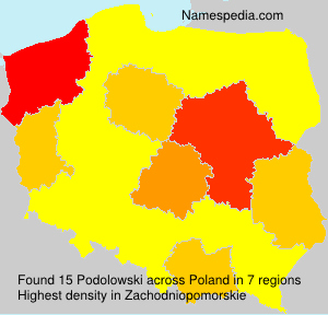 Surname Podolowski in Poland Surname Podolowski in Poland