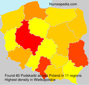 Surname Podskarbi in Poland Surname Podskarbi in Poland