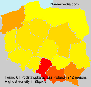 Surname Podstawska in Poland Surname Podstawska in Poland