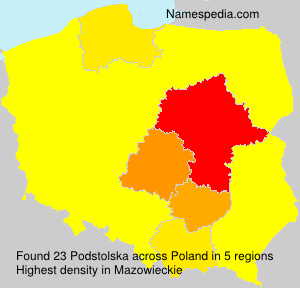 Surname Podstolska in Poland