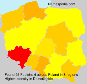 Surname Podwinski in Poland Surname Podwinski in Poland