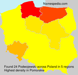 Surname Podwojewski in Poland Surname Podwojewski in Poland