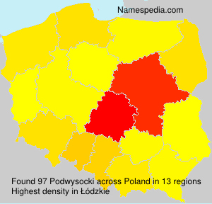 Surname Podwysocki in Poland Surname Podwysocki in Poland