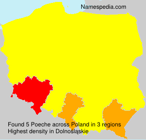 Surname Poeche in Poland Surname Poeche in Poland