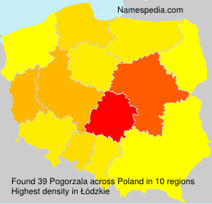 Surname Pogorzala in Poland Surname Pogorzala in Poland