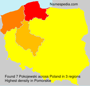 Surname Pokojewski in Poland Surname Pokojewski in Poland