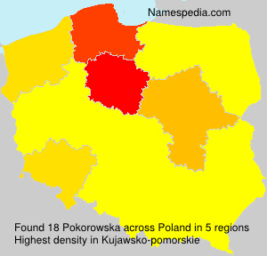 Surname Pokorowska in Poland Surname Pokorowska in Poland