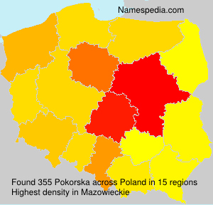 Surname Pokorska in Poland Surname Pokorska in Poland
