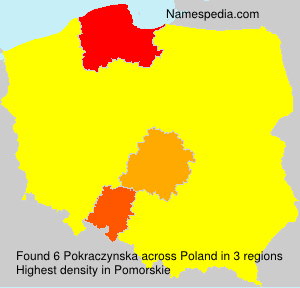 Surname Pokraczynska in Poland Surname Pokraczynska in Poland